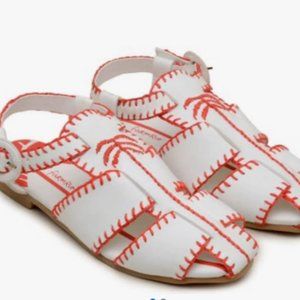 FARM Rio NWOT Red and White shoes size 37/8